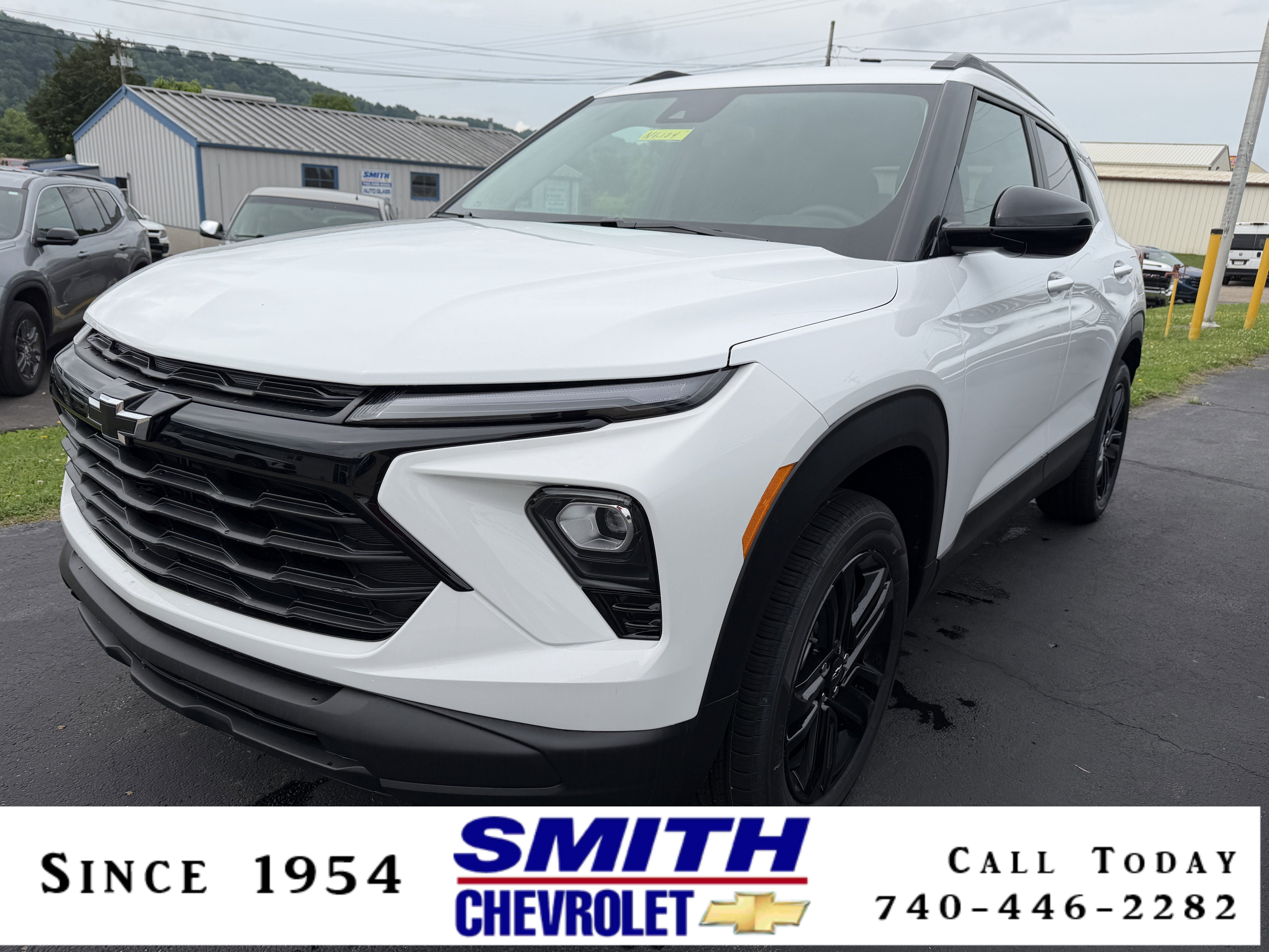 2026 Chevrolet Trailblazer LT in Summit White — front three-quarter view